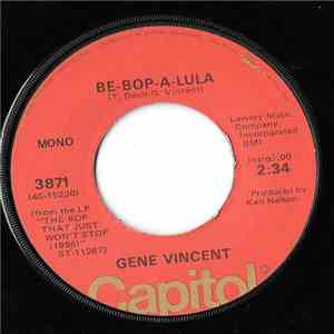 Gene Vincent - Be-Bop-A-Lula / Lotta Lovin' FLAC