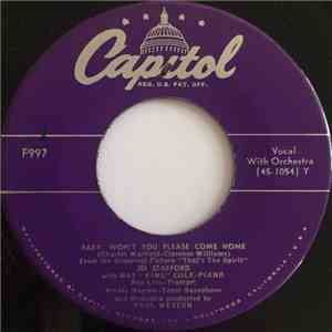 Jo Stafford With Paul Weston And His Orchestra, Nat King Cole - Baby, Won't You Please Come Home / I'll Be With You In Apple Blossom Time FLAC