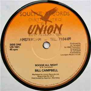 Bill Campbell  - Boogie All Night / No Where To Run FLAC