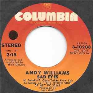 Andy Williams - Sad Eyes FLAC