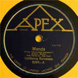 California Ramblers / Ben Selvin's Orchestra - Manda / Me And The Boy Friend FLAC