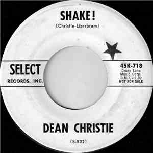 Dean Christie - Shake! / Teenage Jezebel FLAC