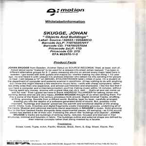 Johan Skugge - Objects And Buildings FLAC