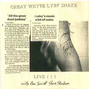 Great Whyte Lyin' Snake - Live!!! With Bon Jovi At Shea Stadium FLAC