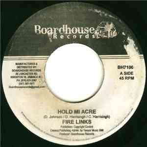 Tony Matterhorn / Fire Links - Hold Mi Acre / Two Less Lonely People FLAC