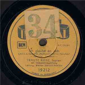Traute Rose - Ich Glaube An Dich / So Stell' Ich Mir Die Liebe Vor FLAC