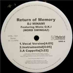DJ Minami - Return Of Memory FLAC