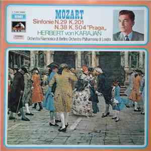 Mozart, H.V.Karajan, Berliner Philharmoniker, The London Philharmonic Orchestra - Sinfonie N.29 K201 N.38 K504 "Praga" FLAC