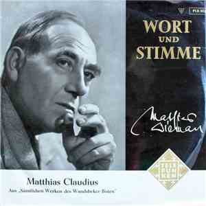 Mathias Wieman - Mathias Claudius - Aus "Sämtlichen Werken Des Wandsbecker Boten" FLAC