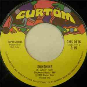 Impressions - Sunshine / I Wish I'd Stayed In Bed FLAC