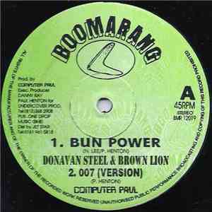 Donavan Steel & Brown Lion / Computer Paul / Juda - Bun Power / Mr Ressie FLAC
