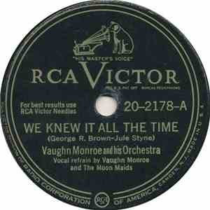 Vaughn Monroe And His Orchestra - We Knew It All The Time / As You Desire Me FLAC