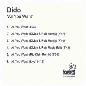 Dido - All You Want FLAC