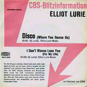 Elliot Lurie - Disco (Where You Gonna Go) FLAC