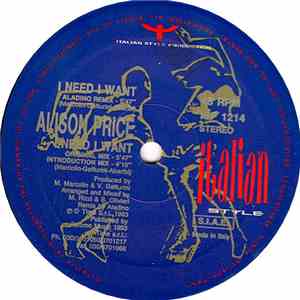Alison Price - I Need I Want FLAC