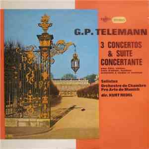 G.P. Telemann, Orchestre de Chambre Pro Arte De Munich , dir. Kurt Redel - 3 Concerti & Suite Concertante FLAC