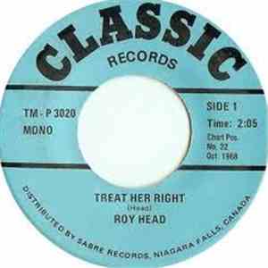 Roy Head, The Equals - Treat Her Right / Baby Come Back FLAC
