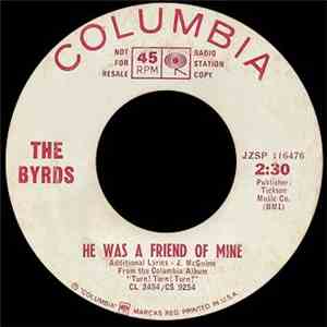 The Byrds - He Was A Friend Of Mine FLAC