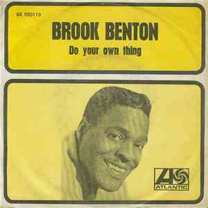 Brook Benton - Do your own thing / I Just Don't Know What To Do With Myself FLAC