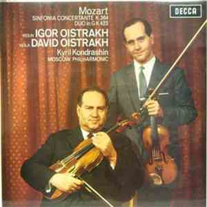 Mozart, Igor Oistrakh, David Oistrakh, Kyril Kondrashin, Moscow Philharmonic - Sinfonia Concertante K.364 / Duo In G K.423 FLAC