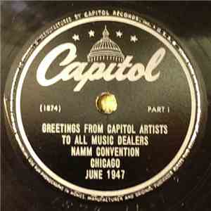 Various - Greetings From Capitol Artists To All Music Dealers FLAC