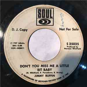 Jimmy Ruffin - Don't You Miss Me A Little Bit Baby FLAC