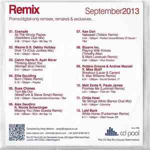 Various - CD Pool Remix September 2013 FLAC