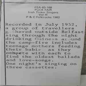 Various - Puck Fair - Irish Tinker Singers, Vol III FLAC
