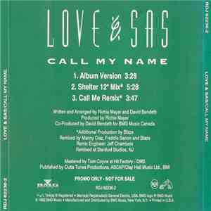 Love & Sas - Call My Name FLAC