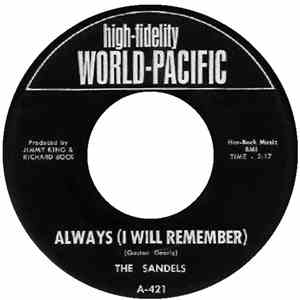 The Sandels - Always (I Will Remember) / All Over Again FLAC