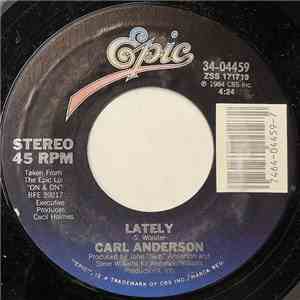 Carl Anderson - Lately FLAC