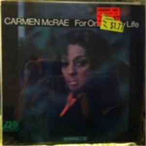 Carmen McRae - For Once In My Life FLAC