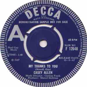 Casey Allen  - My Thanks To You FLAC