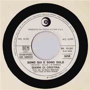 Gianni Di Cristina - Sono Qui E Sono Solo FLAC