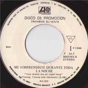 AC/DC - You Shook Me All Night Long FLAC