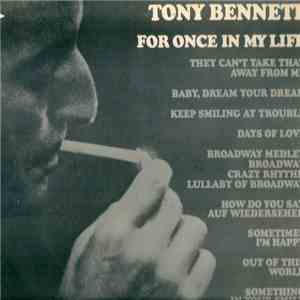 Tony Bennett - For Once In My Life FLAC