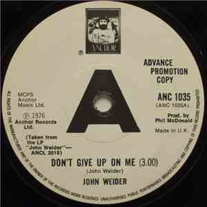 John Weider - Don't Give Up On Me FLAC