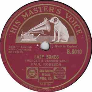 Paul Robeson - Lazy Bones / Carry Me Back To Green Pastures FLAC
