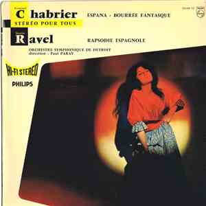 Chabrier / Ravel : Paul Paray, Orchestre Symphonique de Detroit - Eapana - Bourrée Fantasque / Rapsodie Espagnole FLAC