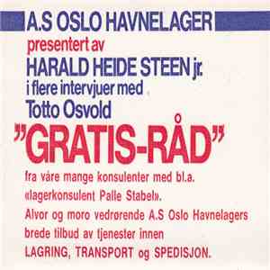Various - "Gratis-Råd" Fra A/S Oslo Havnelager FLAC