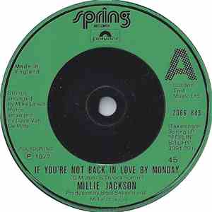 Millie Jackson - If You're Not Back In Love By Monday / A Little Taste Of Outside Love FLAC