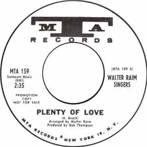 Walter Raim Singers - Plenty Of Love FLAC