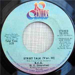 B.C.G. (B. C. Generation) - Street Talk (Var. III) FLAC