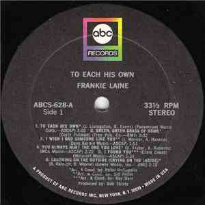 Frankie Laine - To Each His Own FLAC