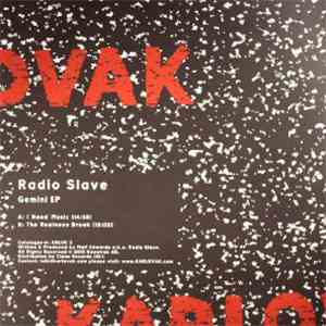 Radio Slave - Gemini Ep FLAC