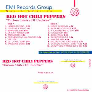 Red Hot Chili Peppers - Various States Of Undress FLAC