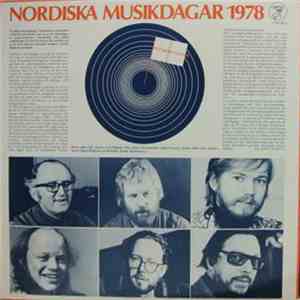 Various - Nordiska Musikdagar 1978 FLAC
