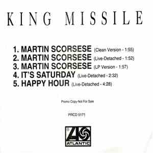 King Missile - Martin Scorsese (Clean Version) FLAC