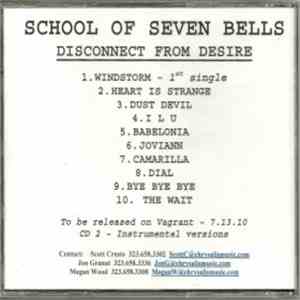 School Of Seven Bells - Disconnect From Desire FLAC