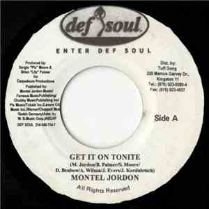 Montel Jordon - Get It On Tonite / Once Upon A Time FLAC